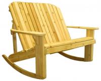  Adirondack Loveseat Rocker -  Designed for love birds with room for two to curl up in!